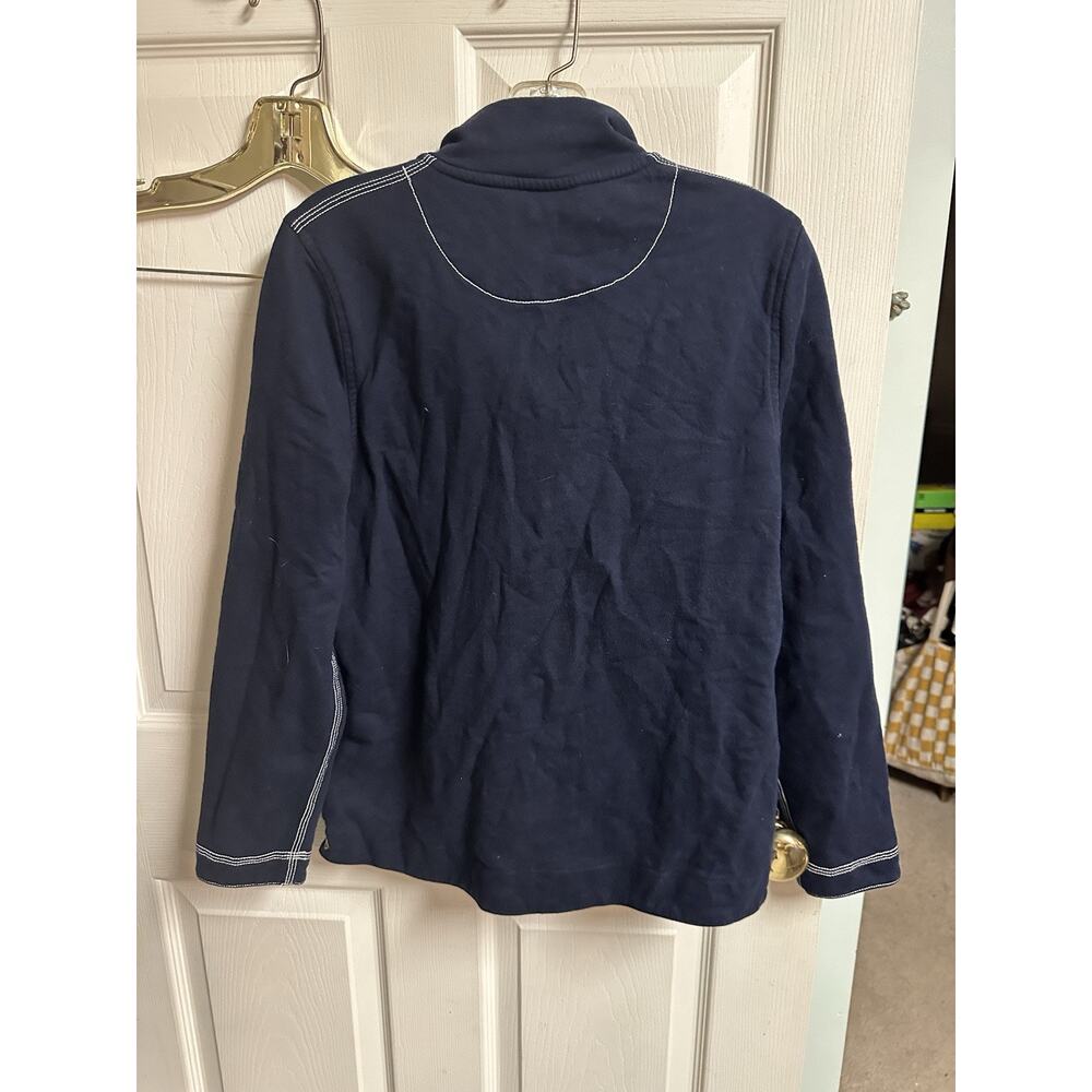 Ralph Lauren Polo Jeans Co Sweatshirt Sweater Med Navy Blue 67 RL 1967 Logo Ties - Picture 7 of 7